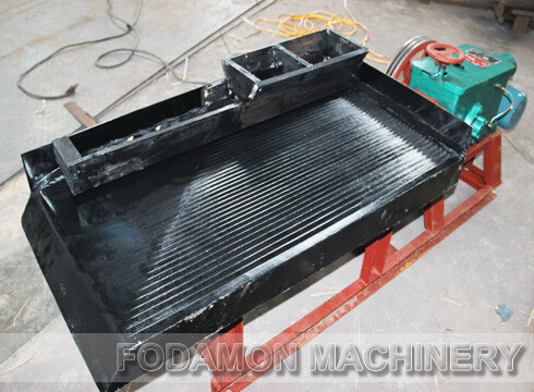 Shaking Table for Gravity Mineral Separation