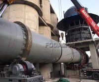 Desulfurization gypsum rotary dryer calcination process
