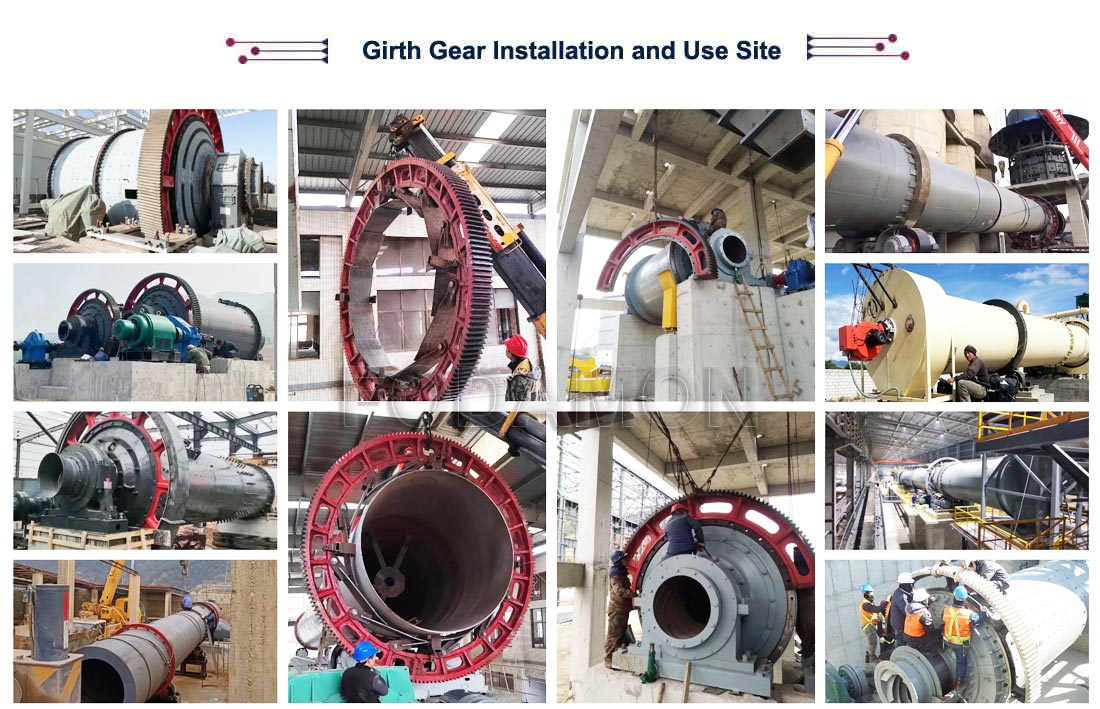 Girth Gear Installation and Use Site