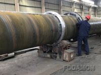 Small Rotary Dryer for Sand Drying – Ready for Delivery to Kenya